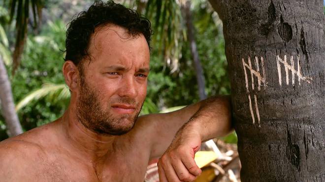 Tom Hanks dans Seul au monde