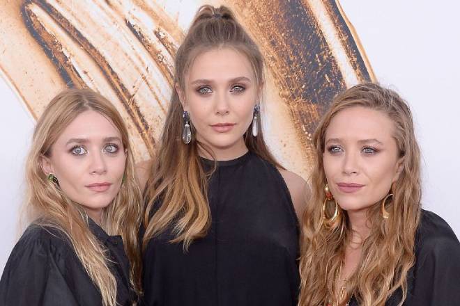 Les soeurs Mary-Kate, Elizabeth et Ashley Oslen