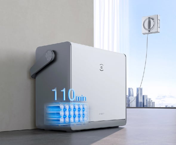 Station protable batterie robot Ecovacs