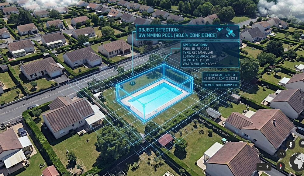 ciel surveillé par l'intelligence artificielle