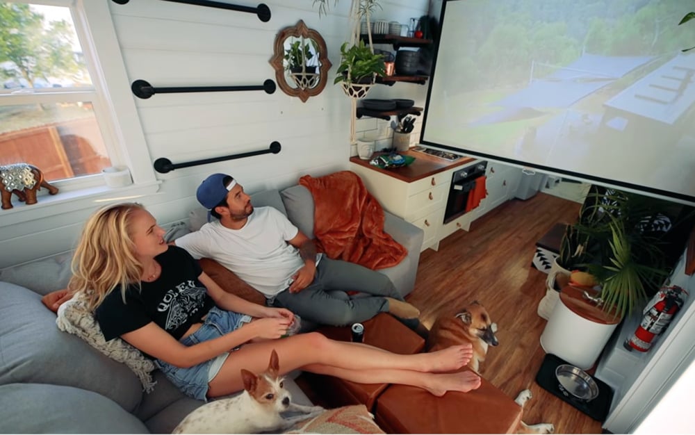 Interieur de la tiny house