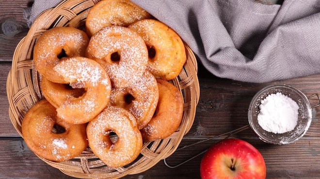 beignets aux pommes