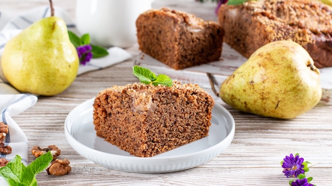 g&acirc;teau aux poires