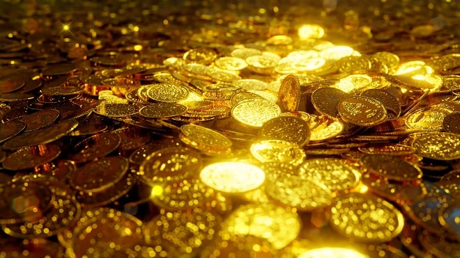 Trésor de pièces d'or