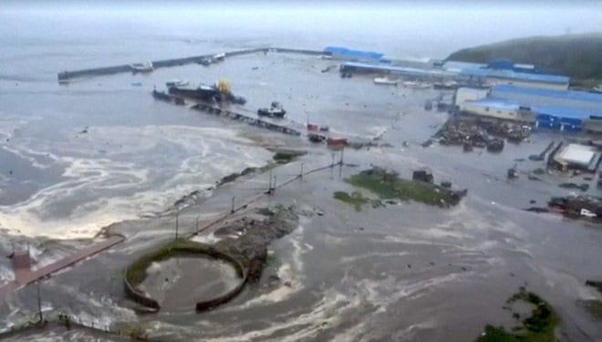 Inondations à Kamtchatka