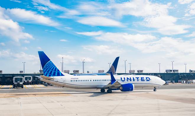 Avion de United Airlines