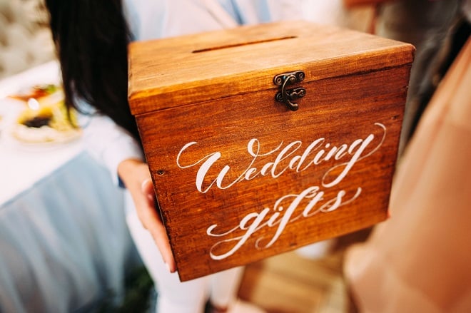 Urne pour cadeaux de mariage
