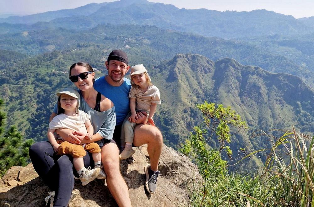 famille Rowe en voyage