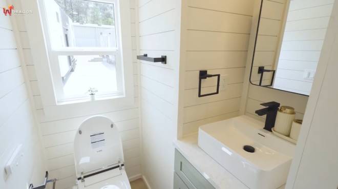 Toilettes de la tiny house Genesis